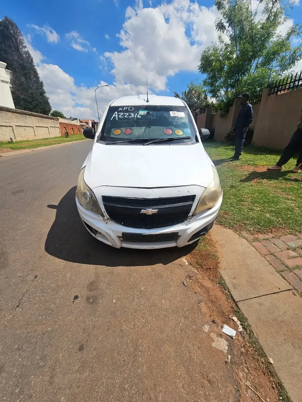 2012 Chevrolet Utility being stripped for spares